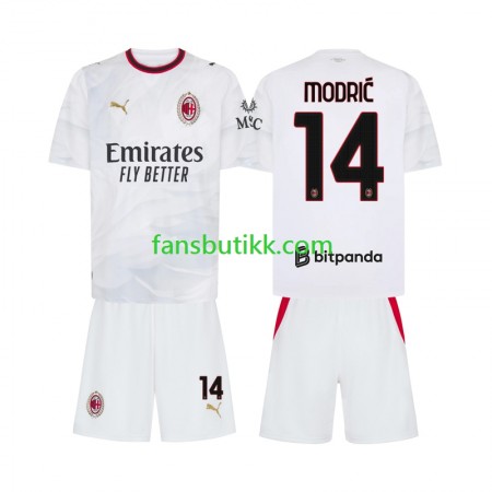 Fotballdrakt AC Milan Luka Modrić 14 Barn Bortetrøye 2026-2027 Kortermet